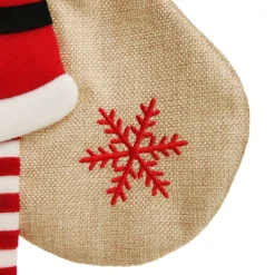 Personalised Santa Christmas Stocking with Dangly Legs Personalised Stockings|