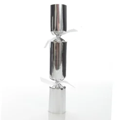 Personalised Silver Plain Bon Bon - Single Christmas Bon Bons|