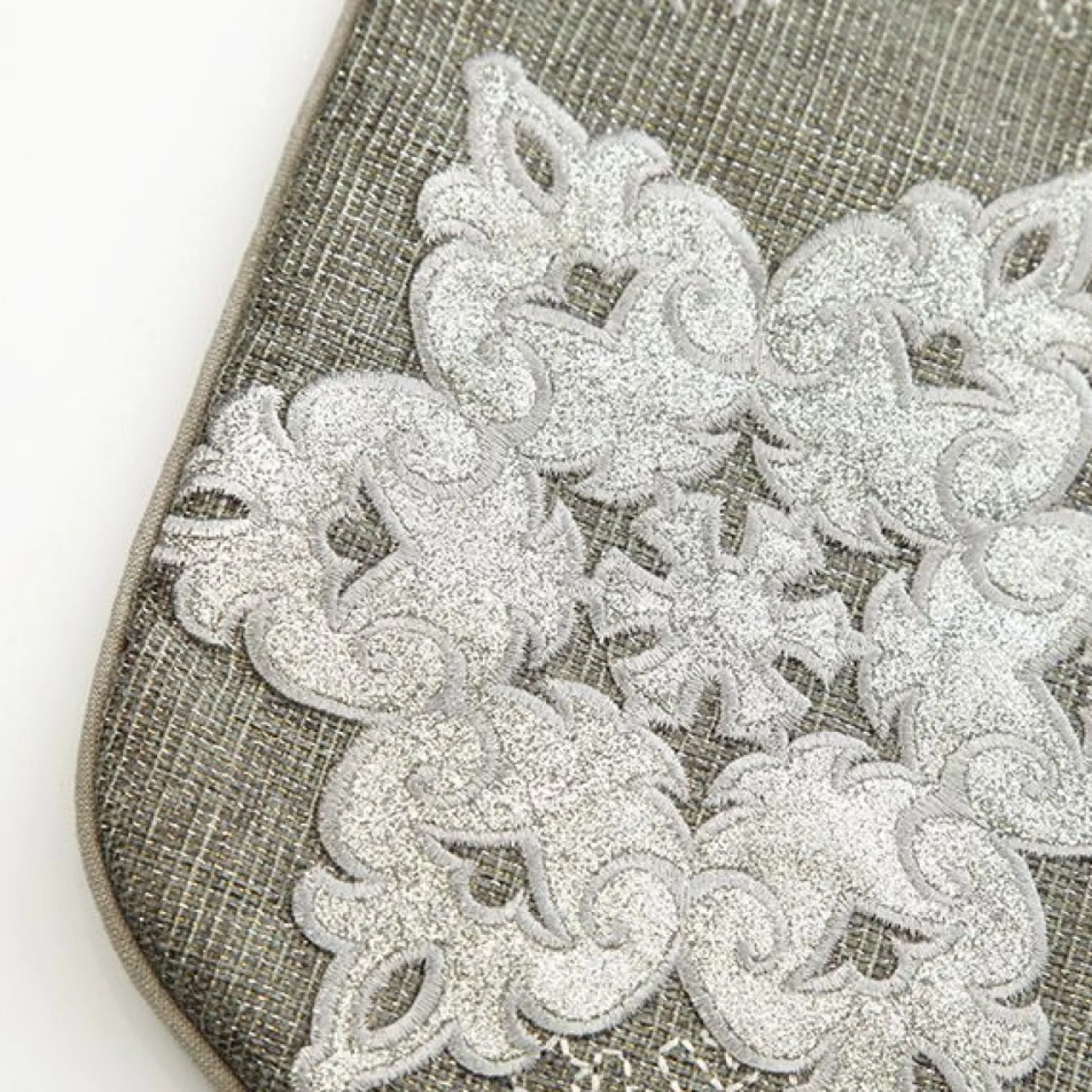 Personalised Silver Snowflake Christmas Stocking Personalised Stockings|