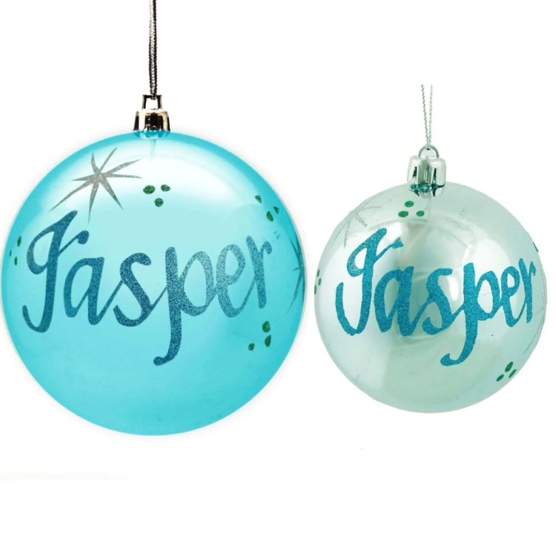 Personalised Sky Blue Shatterproof Christmas Bauble Personalised Baubles|