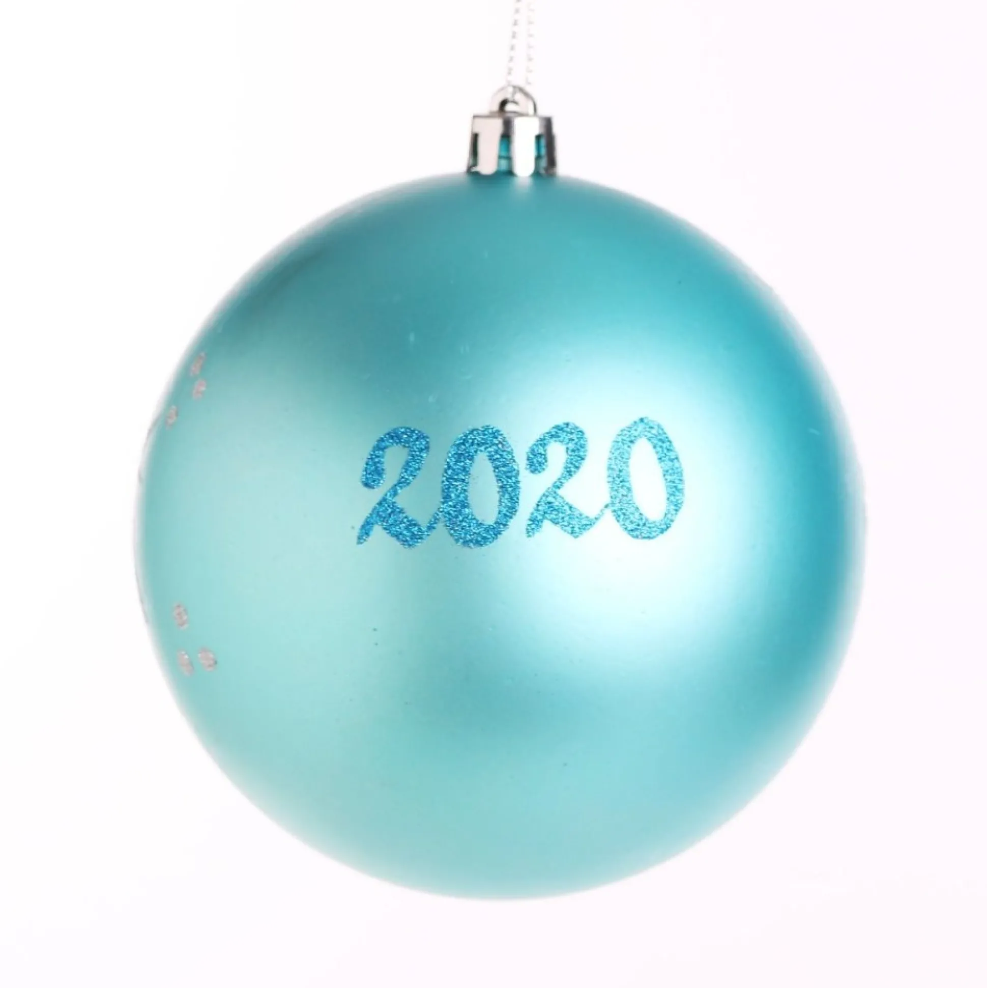 Personalised Sky Blue Shatterproof Christmas Bauble Personalised Baubles|