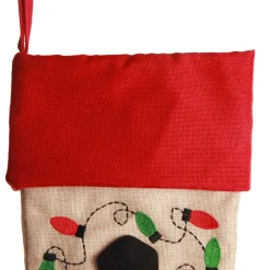Personalised Snowman Christmas Stocking with Dangly Legs Personalised Stockings|