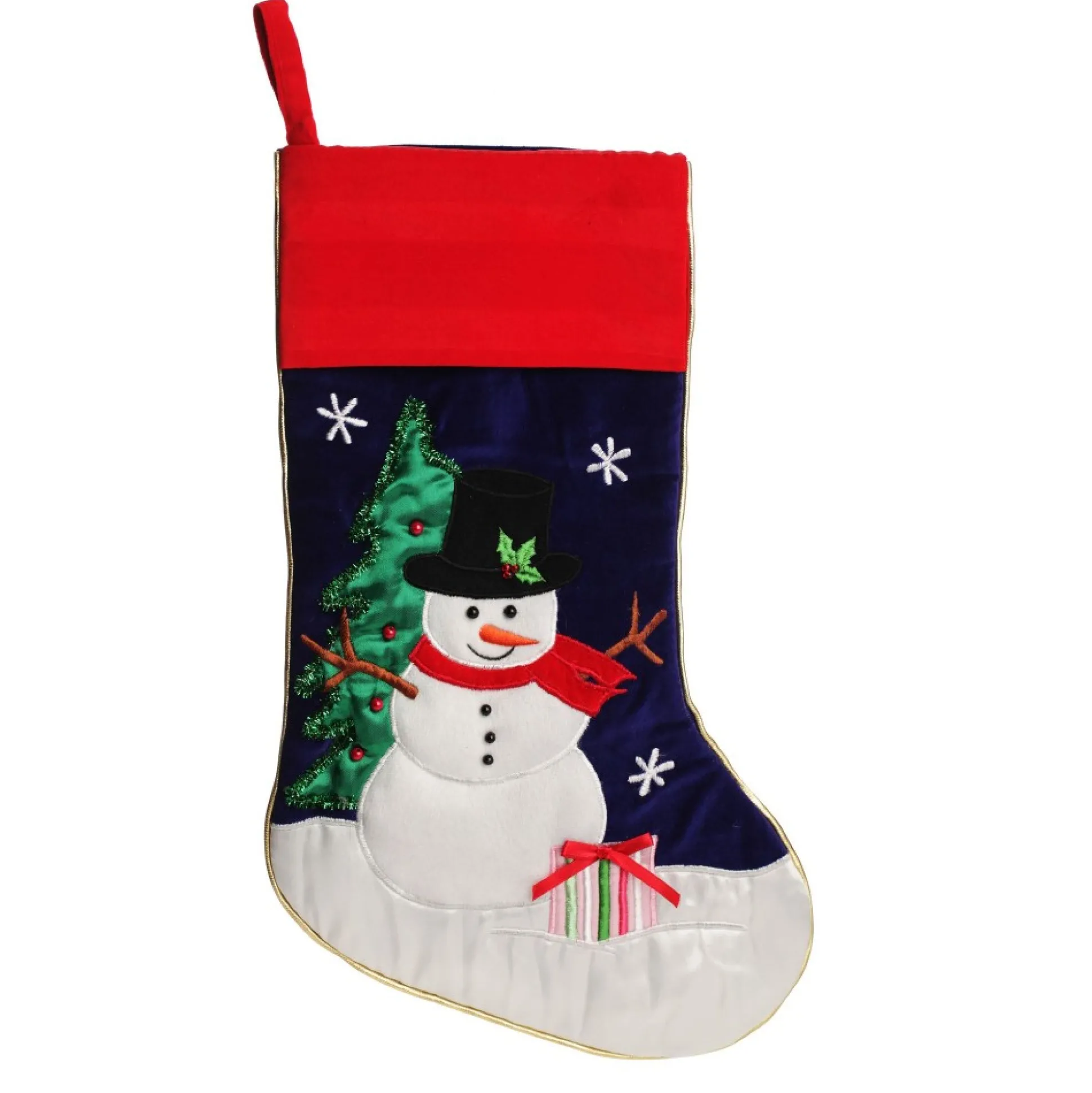 Personalised Snowman Christmas Stocking Personalised Stockings|