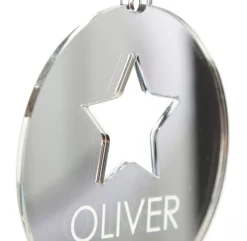Personalised Star Cutout Christmas Decoration Personalised Decorations|