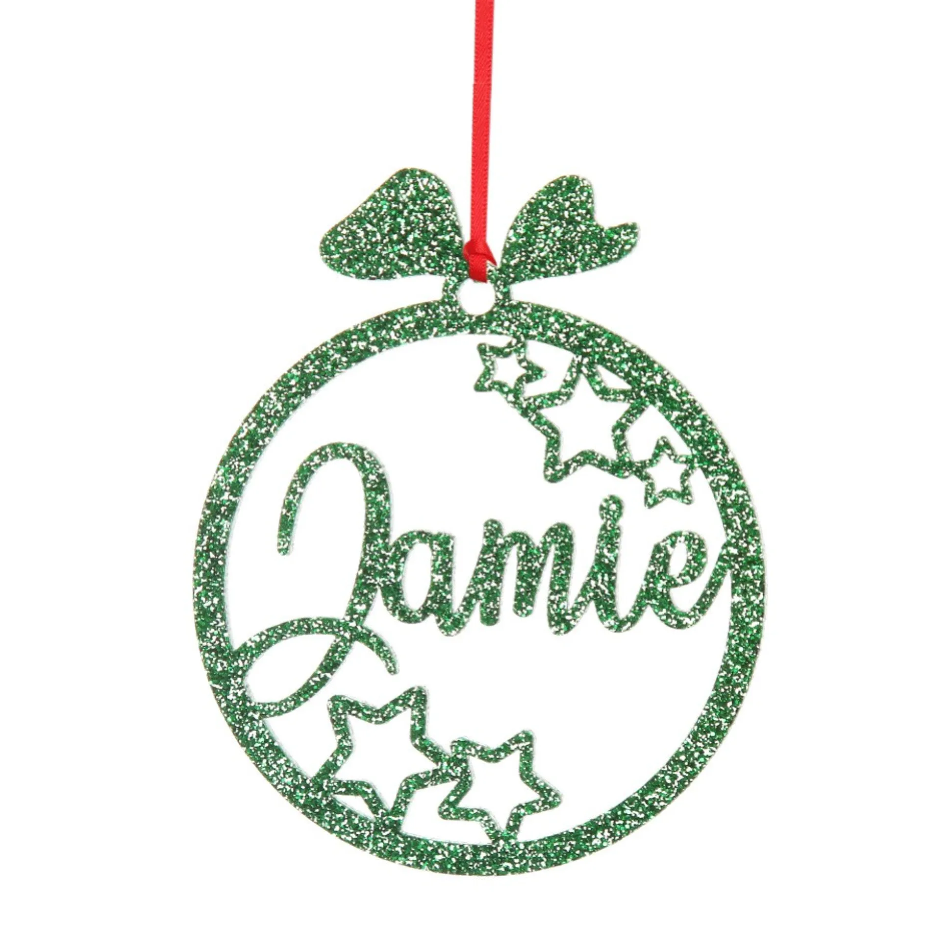 Personalised Stars Laser Cut Christmas Decoration Personalised Decorations|