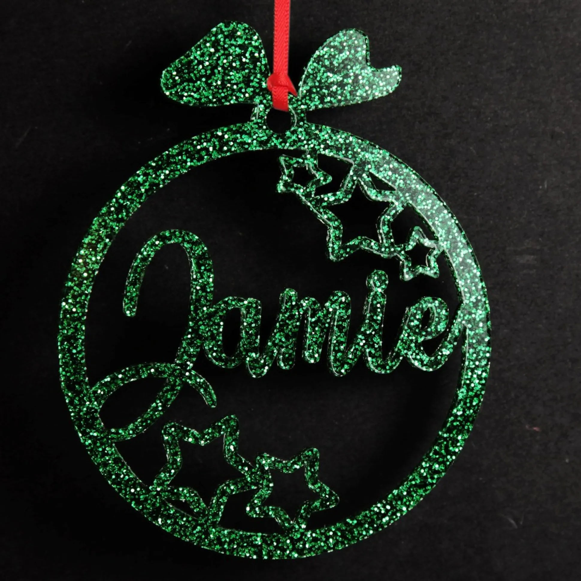 Personalised Stars Laser Cut Christmas Decoration Personalised Decorations|