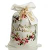 Personalised Sugarplum Merry Christmas Canvas Santa Sack Personalised Santa Sacks|