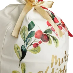Personalised Sugarplum Merry Christmas Canvas Santa Sack Personalised Santa Sacks|