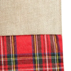 Personalised Tartan Cat Paw Christmas Stocking Personalised Stockings|