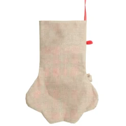Personalised Tartan Cat Paw Christmas Stocking Personalised Stockings|