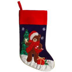 Personalised Teddy Bear Christmas Stocking Personalised Stockings|