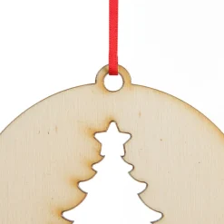 Personalised Tree Cutout Christmas Decoration Personalised Decorations|
