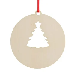 Personalised Tree Cutout Christmas Decoration Personalised Decorations|