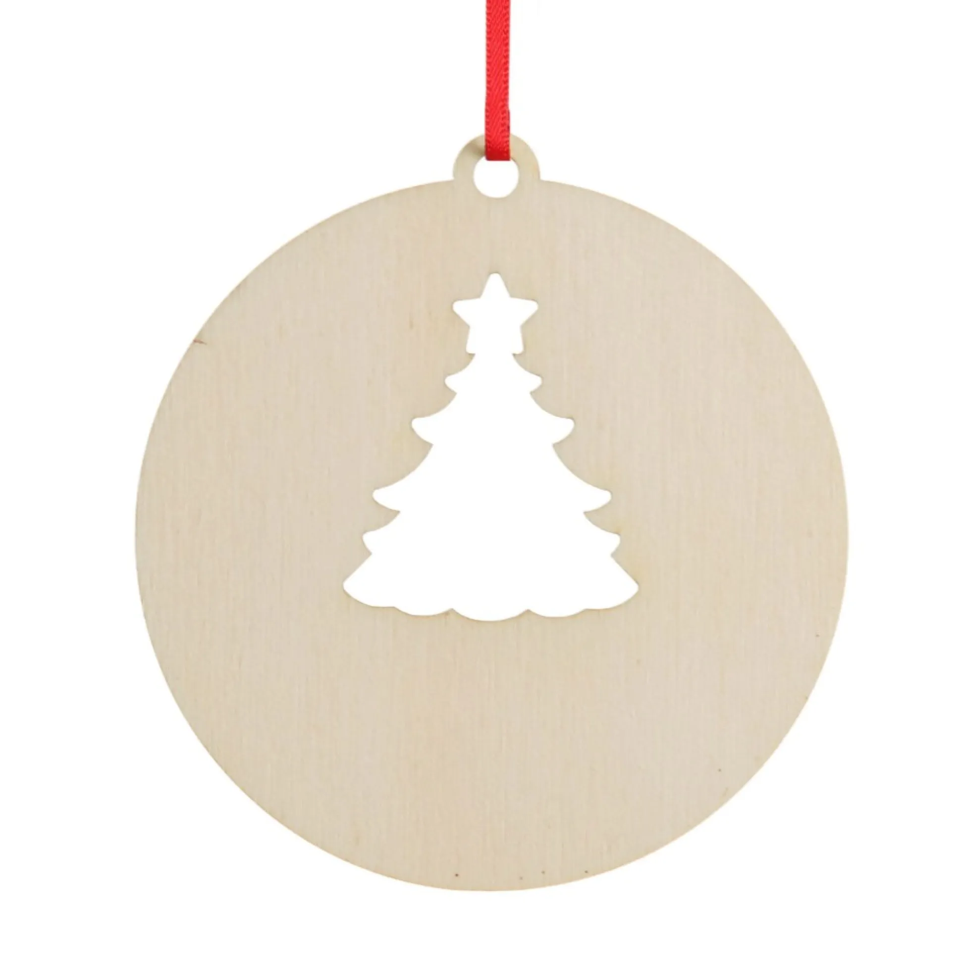 Personalised Tree Cutout Christmas Decoration Personalised Decorations|
