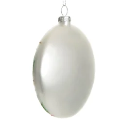 Personalised Unicorn Christmas Disc Glass Hearts And Discs|