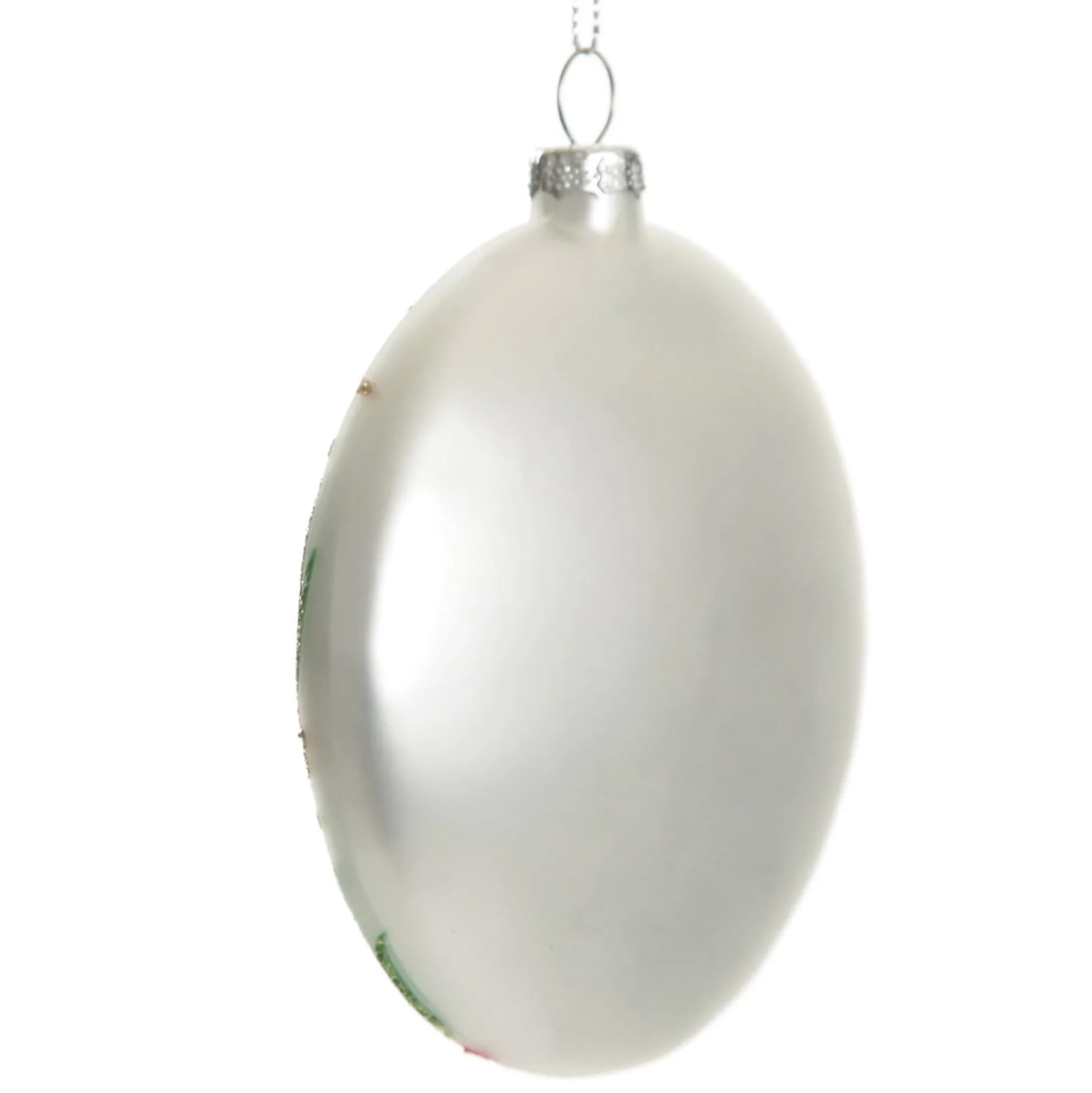 Personalised Unicorn Christmas Disc Glass Hearts And Discs|