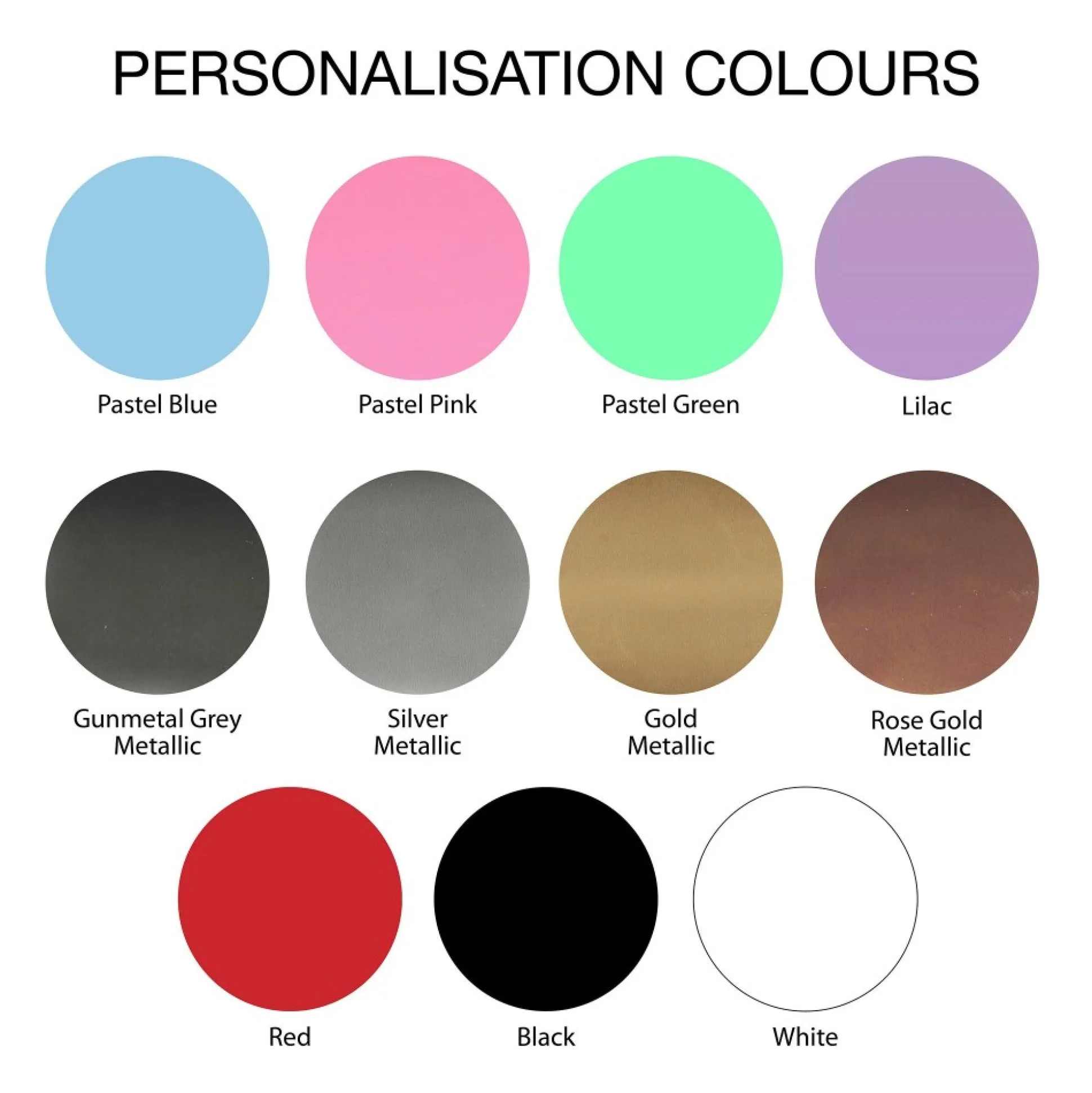 Personalised White Round Gift Box with Baby Blue Ribbon Bow Gift Wrap, Boxes, Bags & Tags|