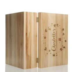 Personalised Wreath Wooden Christmas Eve Box Gift Wrap, Boxes, Bags & Tags|
