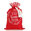 Personalised 'Yay Santas Been' Santa Sack Personalised Santa Sacks|