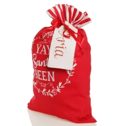 Personalised 'Yay Santas Been' Santa Sack Personalised Santa Sacks|