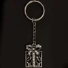 Pewter Present Keyring Christmas Gifts|