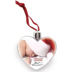 Photo Heart Ornament Photo Gifts|