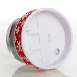 Photo Snow Dome - Red Snowflakes Christmas Snowglobes|