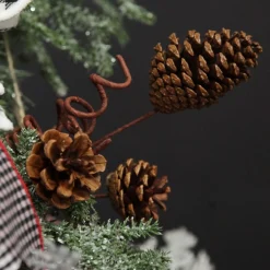 Pinecone Trio Spray Pick Christmas Sprays|