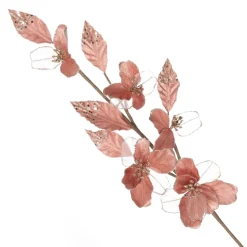 Pink and Champagne Flower Blossom Spray Christmas Sprays|