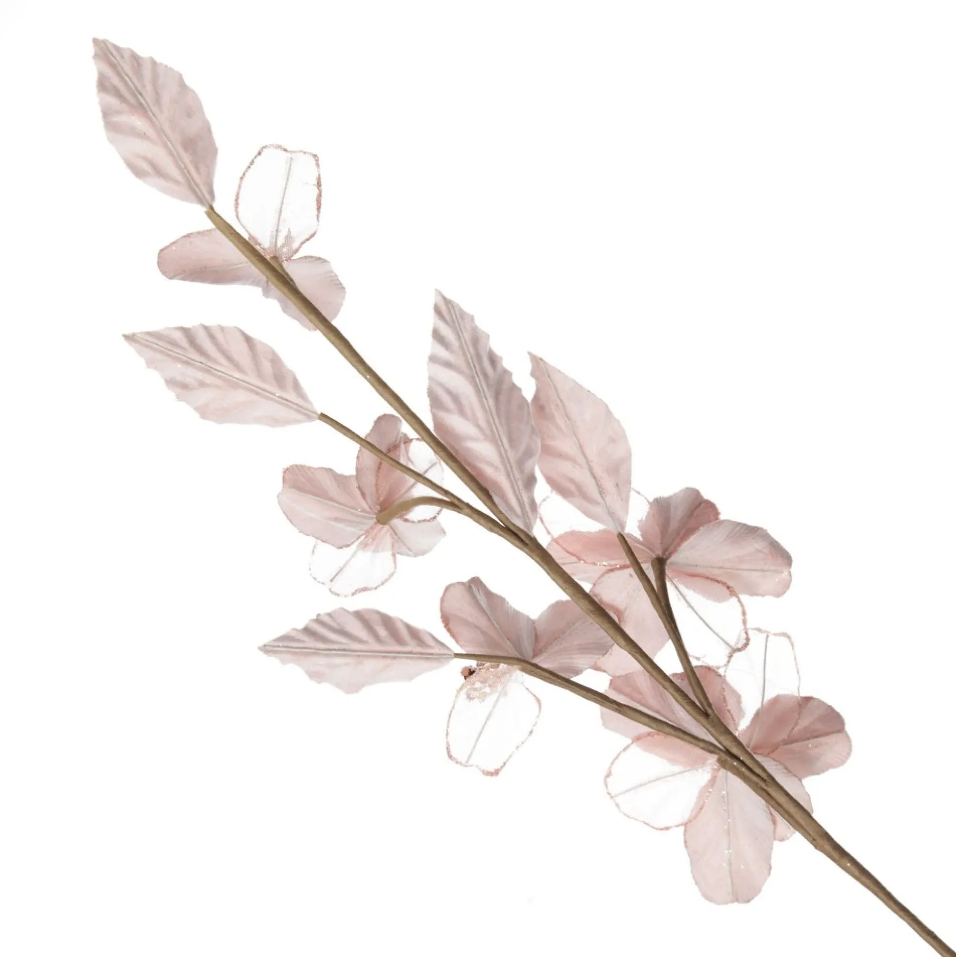 Pink and Champagne Flower Blossom Spray Christmas Sprays|