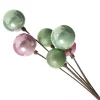 Pink and Mint Christmas Bauble Cluster Pick Christmas Tree Picks|