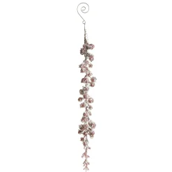 Pink Berry and Pearl Drop Christmas Tree Decoration Christmas Tree Decorations|