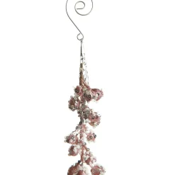 Pink Berry and Pearl Drop Christmas Tree Decoration Christmas Tree Decorations|