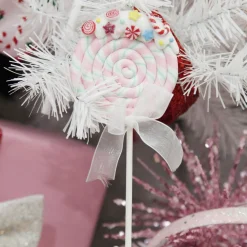 Pink Candy Swirl Lollipop Christmas Tree Decoration Christmas Tree Decorations|