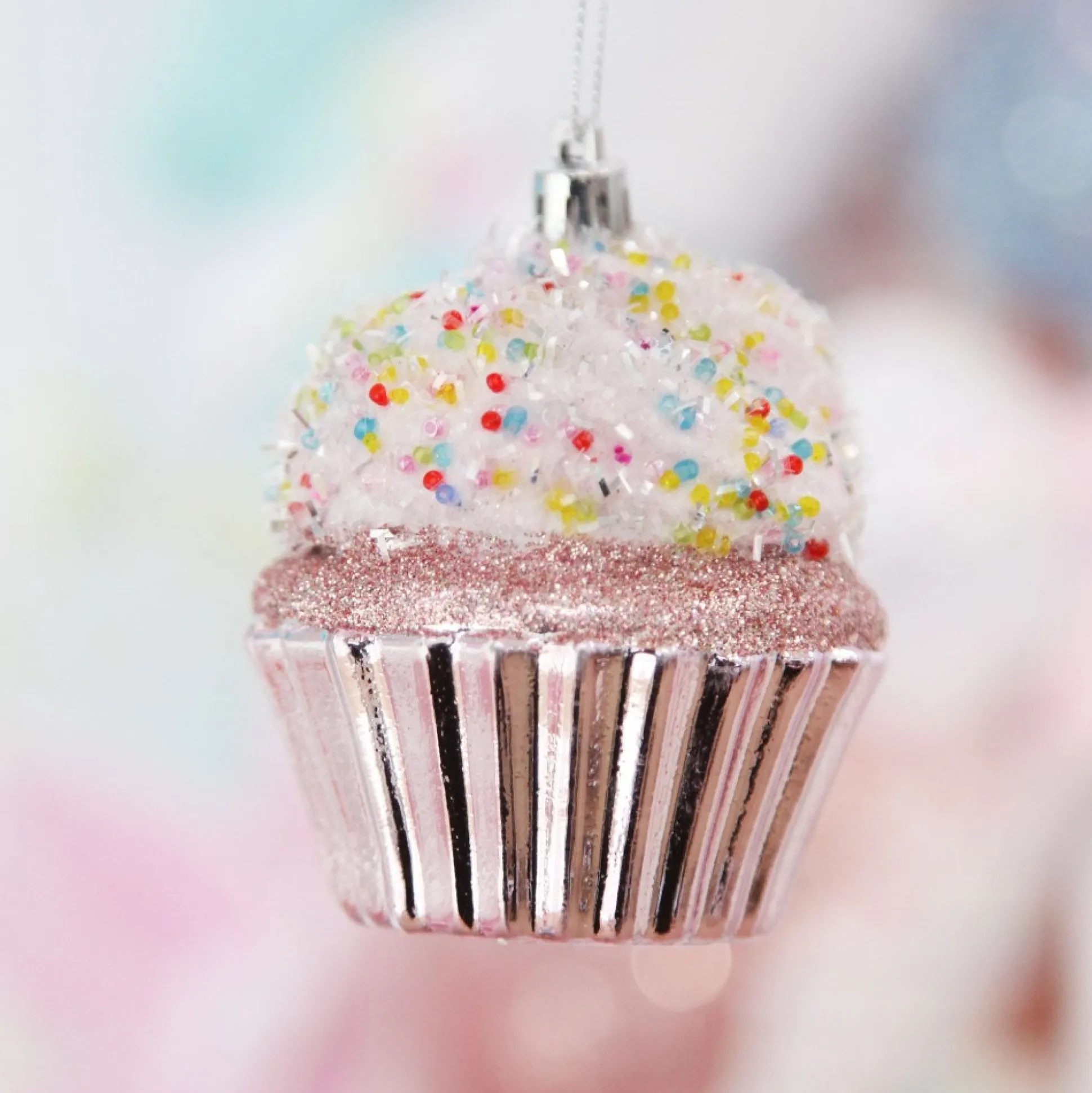 Pink Cupcake Hanging Christmas Decoration Christmas Tree Decorations|