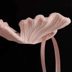 Pink Flocked Butterfly Tree Decoration Butterflies And Birds|