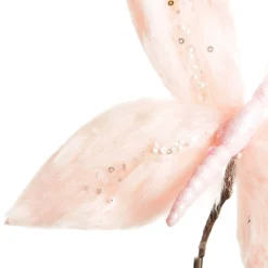 Pink Fur Butterfly Clip Butterflies And Birds|