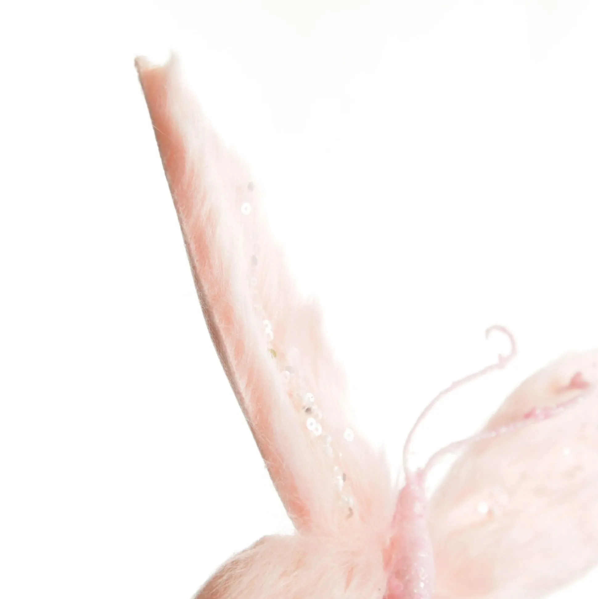 Pink Fur Butterfly Clip Butterflies And Birds|