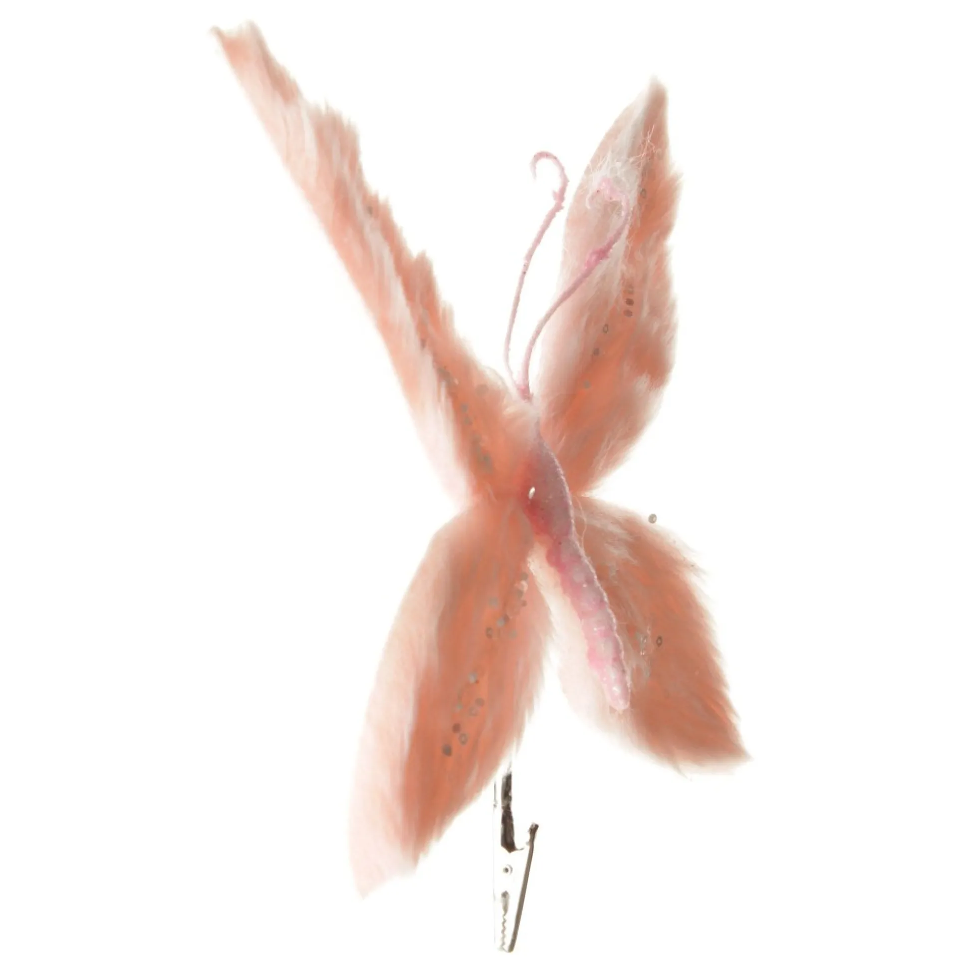 Pink Fur Butterfly Clip Butterflies And Birds|