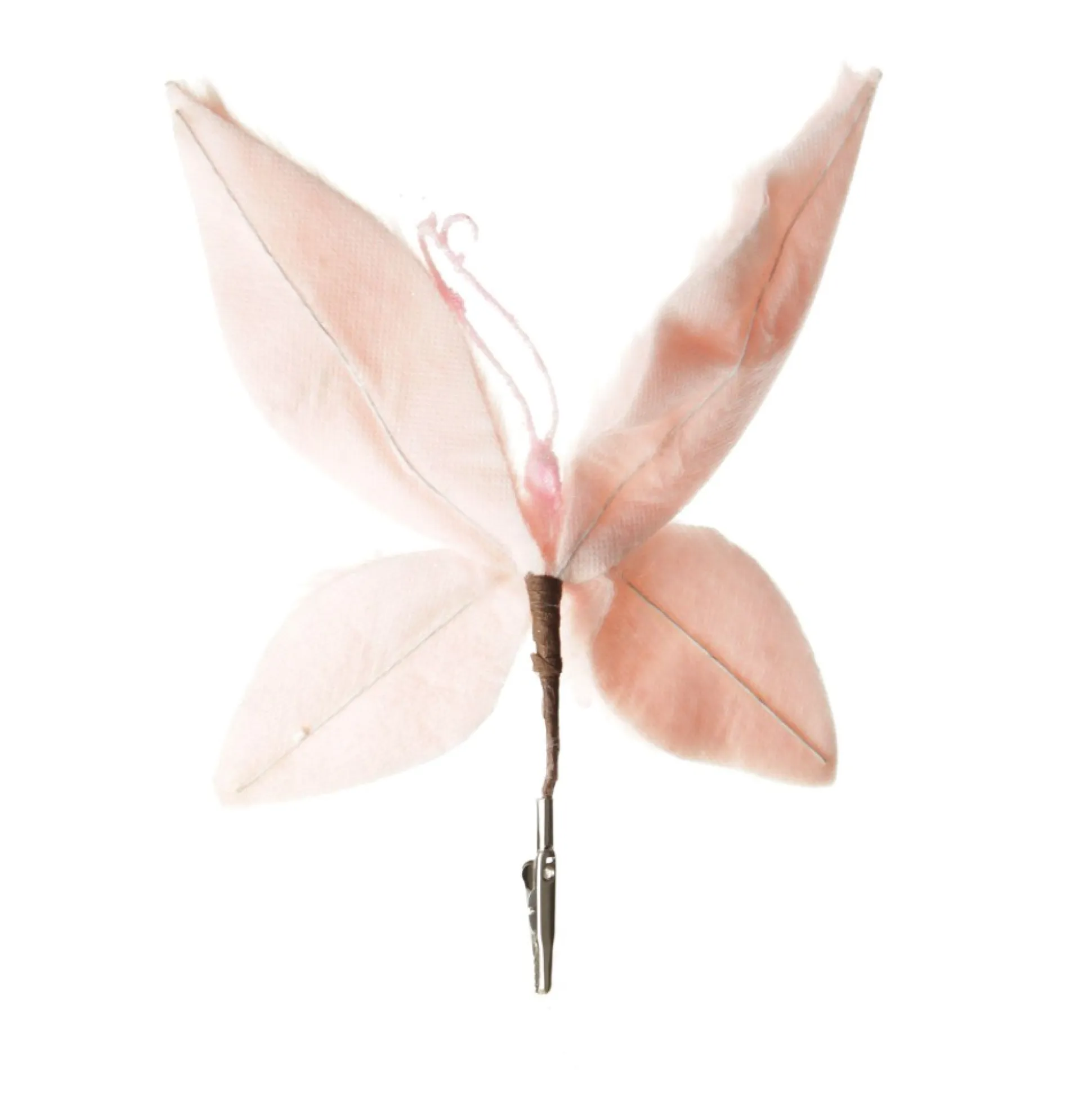 Pink Fur Butterfly Clip Butterflies And Birds|