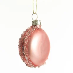Pink Glass Macaron Christmas Tree Decoration Christmas Tree Decorations|