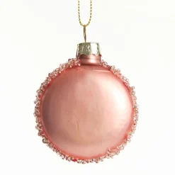 Pink Glass Macaron Christmas Tree Decoration Christmas Tree Decorations|