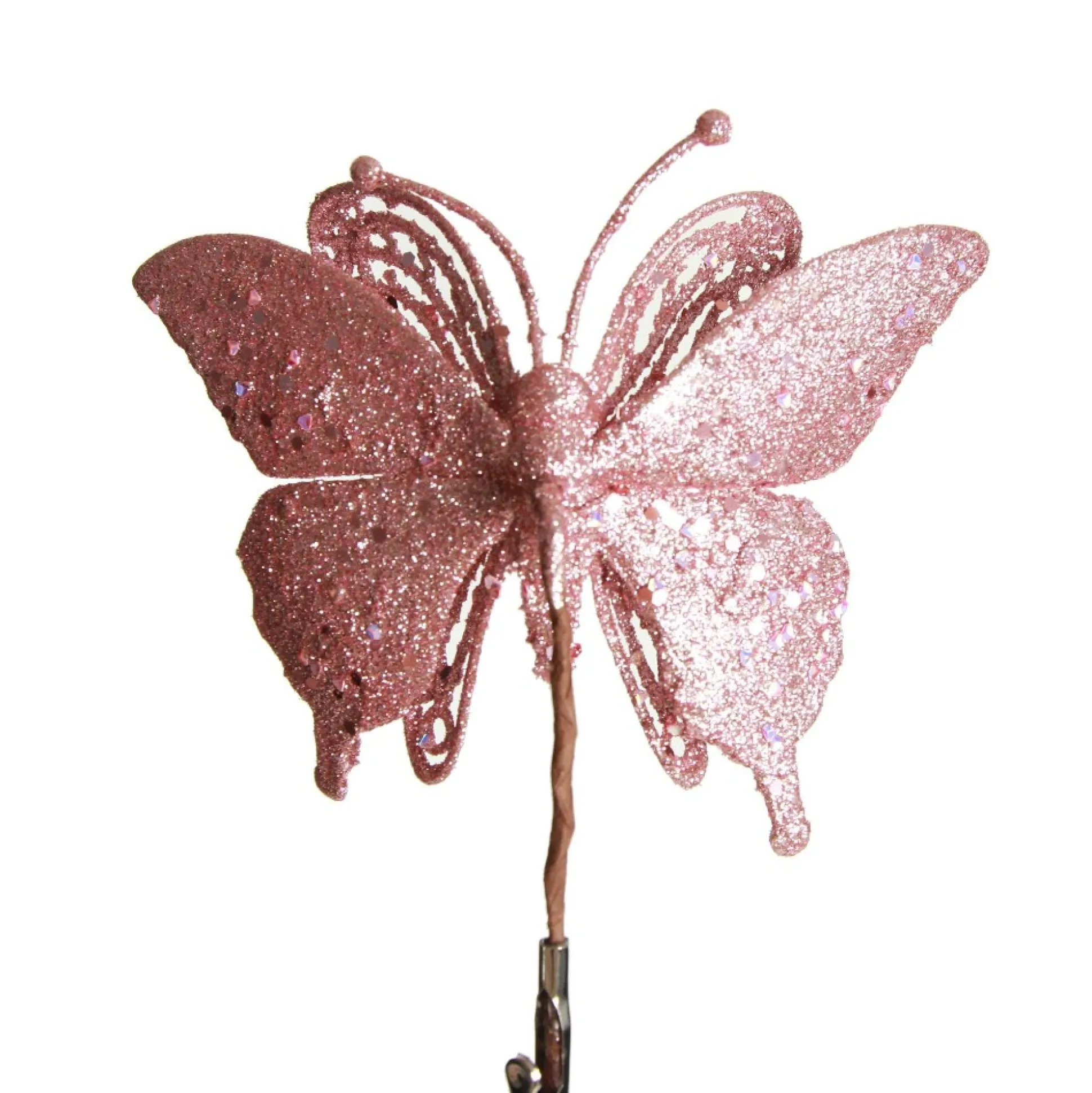 Pink Glitter Butterfly Clip Butterflies And Birds|