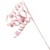 Pink Glitter Curly Ribbon Christmas Pick Christmas Tree Picks|