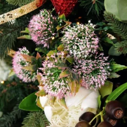 Pink Gumnut Flower Christmas Bush Spray Christmas Sprays|