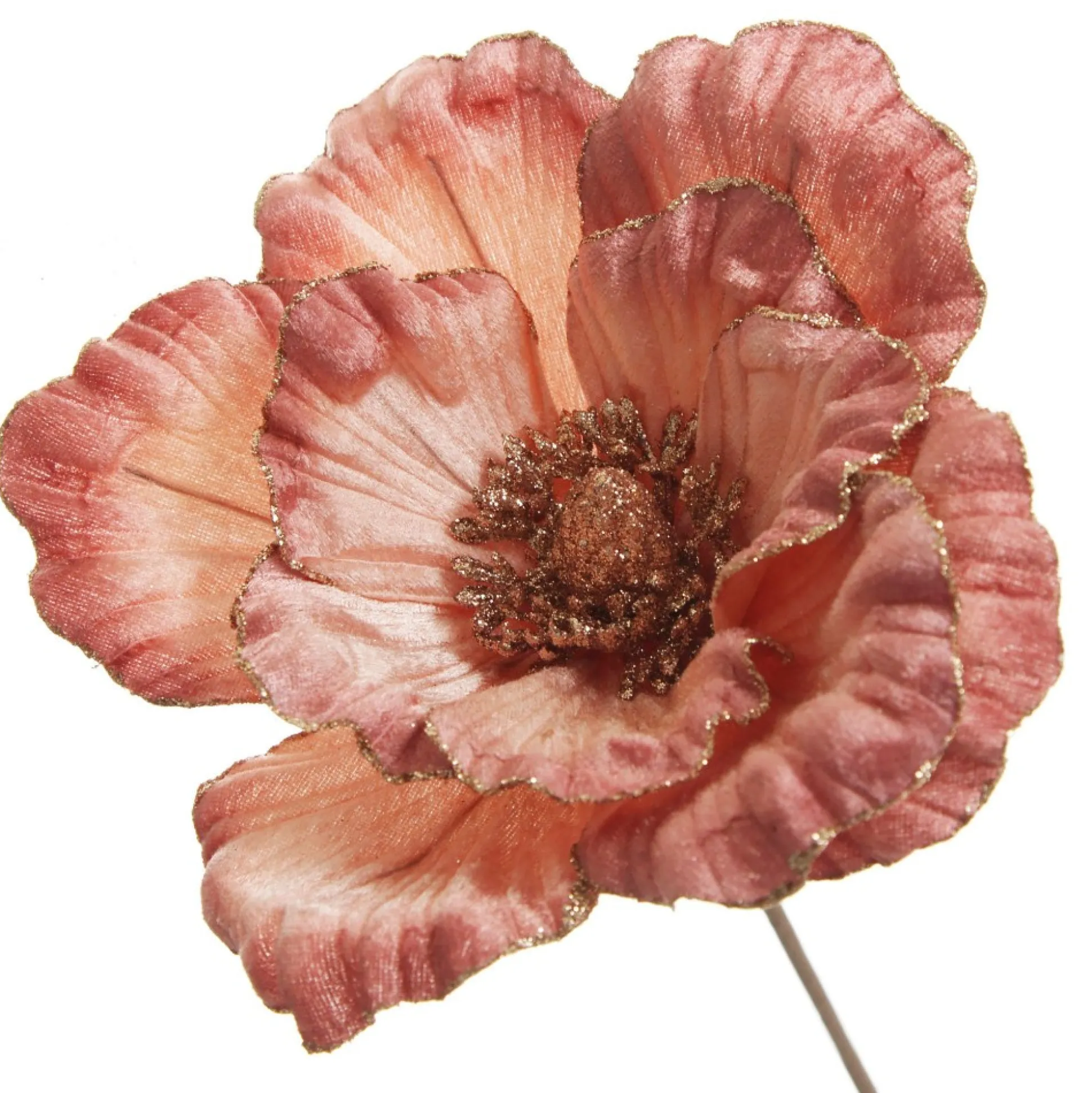 Pink Ombre Magnolia Flower Stem Christmas Flowers|