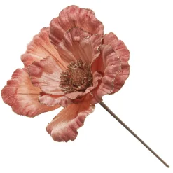 Pink Ombre Magnolia Flower Stem Christmas Flowers|