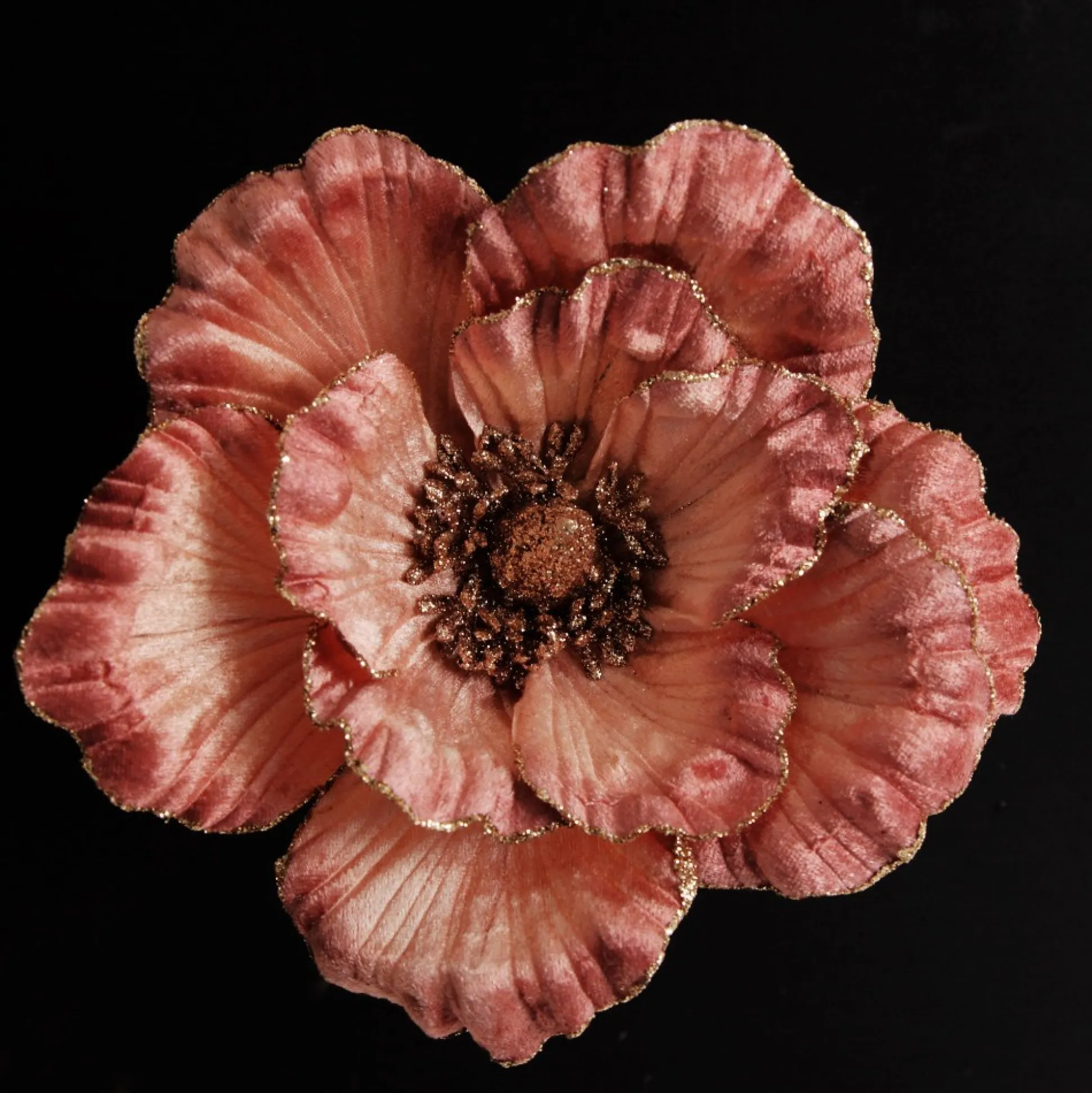 Pink Ombre Magnolia Flower Stem Christmas Flowers|