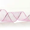 Pink Spider Mesh Wired Christmas Ribbon Garland Tree Garlands|