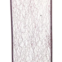 Pink Spider Mesh Wired Christmas Ribbon Garland Tree Garlands|